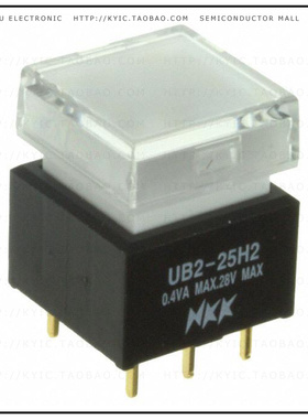 UB225SKG036B-3JB【SWITCH PUSH DPDT 0.4VA 28V】