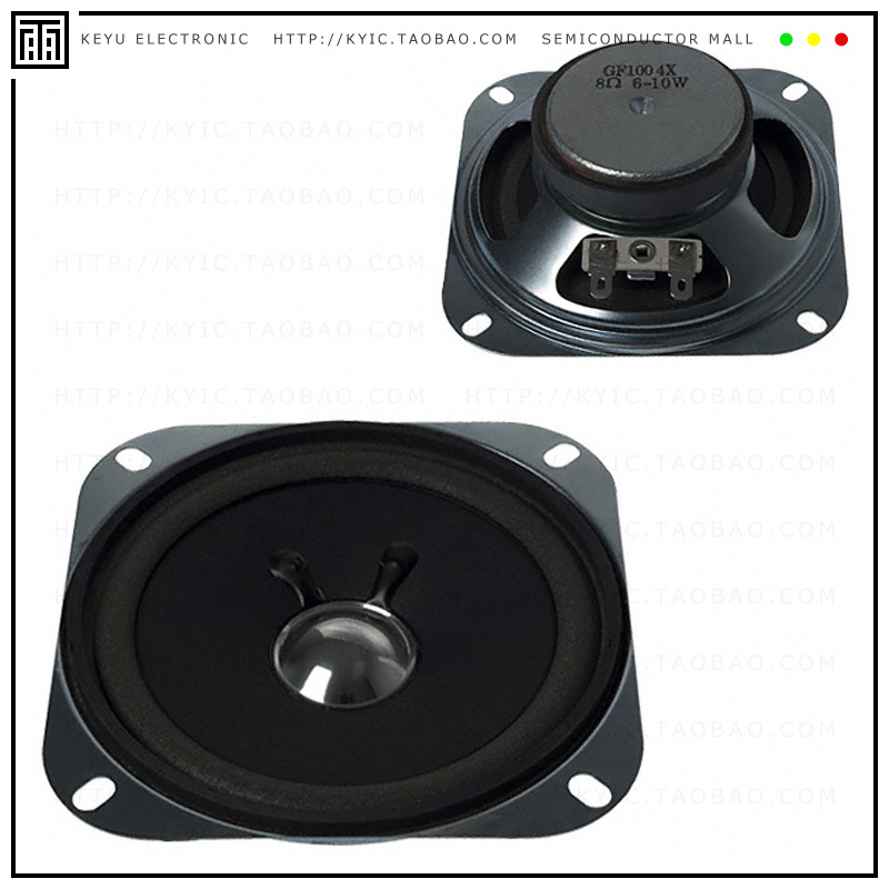 GF1004【SPEAKER 8OHM 6W TOP PORT 93DB】