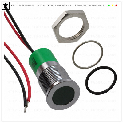 Q14F3CXXG12E【LED PM INDICATOR FLUSH GREEN】