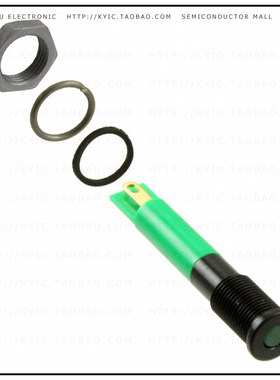 Q6F1BXXG12E【INDICATOR 12V 6MM FLUSH GREEN】