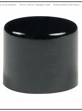 AT442A【CAP PUSHBUTTON ROUND BLACK】