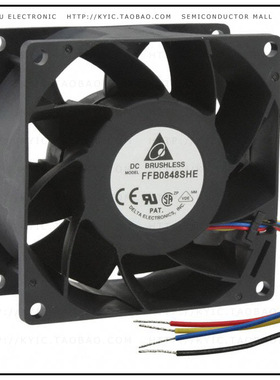 FFB0848SHE-TP36【FAN AXIAL 80X38MM 48VDC WIRE】