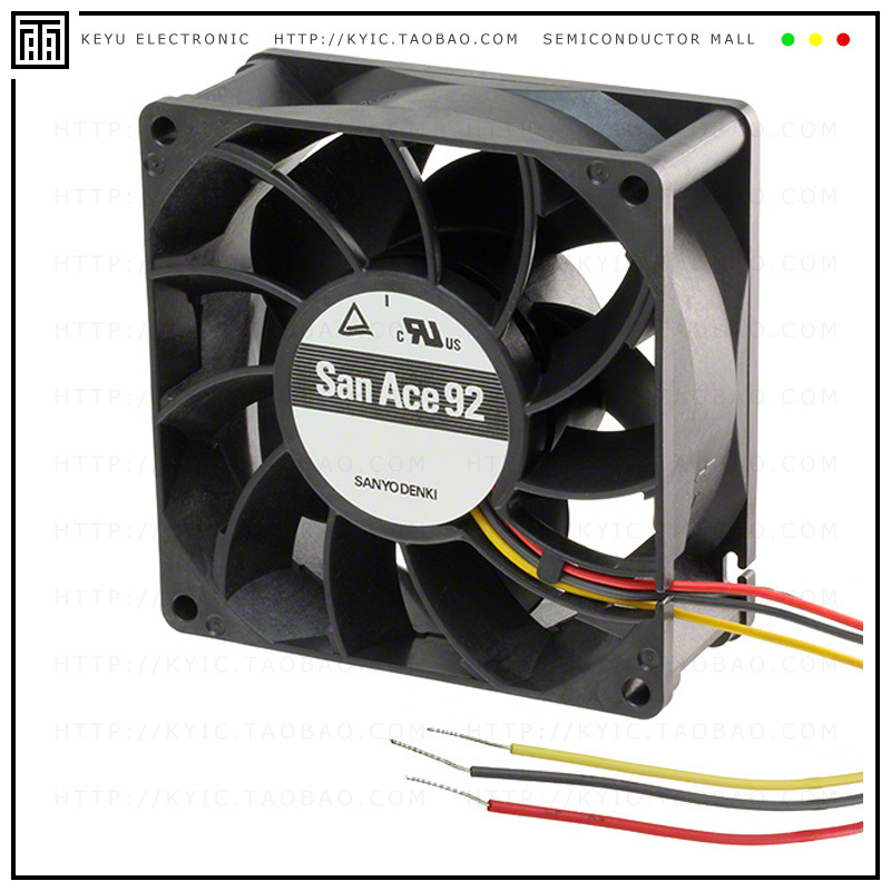 9S0912F4011【FAN 92X25MM 12VDC RBLS TACH】