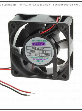 F6025X12B-FHR-EM【FAN AXIAL 60X25MM IP57 12VDC】