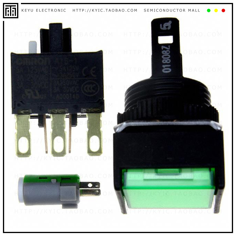 A165L-AGA-T1-2【SWITCH PUSHBUTTON DPDT 5A 125V】