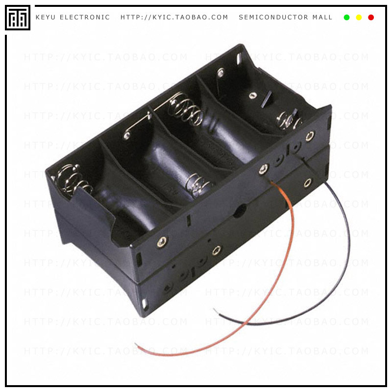 BH48DW【BATT HOLDER D 8 CELL 6' LEADS】