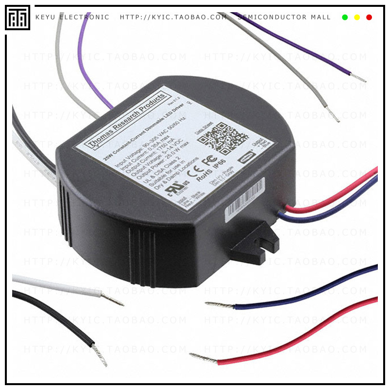 LED25W-62-C0400-D【LED DRIVER CC AC/DC 21-62V 400MA】