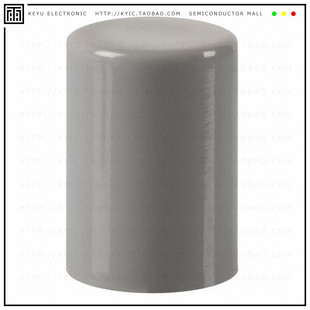 ROUND G003G CAP PUSHBUTTON GRAY