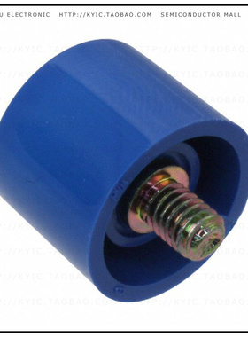 AT414G【CAP PUSHBUTTON ROUND BLUE】