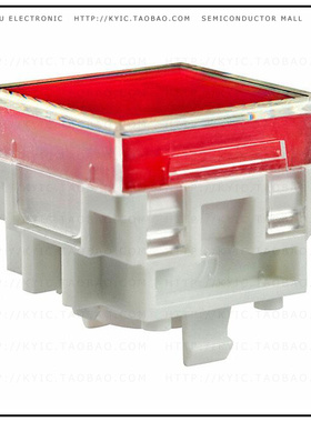 AT4176JC【CAP PUSHBUTTON SQUARE CLEAR/RED】