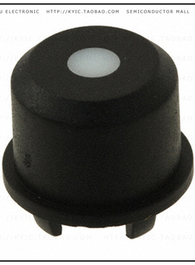 1ES096【CAP TACT RND BLK/FROSTD WHT LENS】