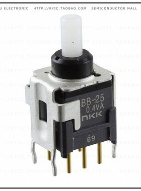 BB25AB【SWITCH PUSH DPDT 0.4VA 28V】