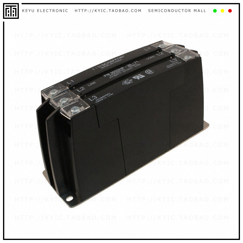 FN3025HP-30-71【LINE FILTER 30A CHASSIS MOUNT】