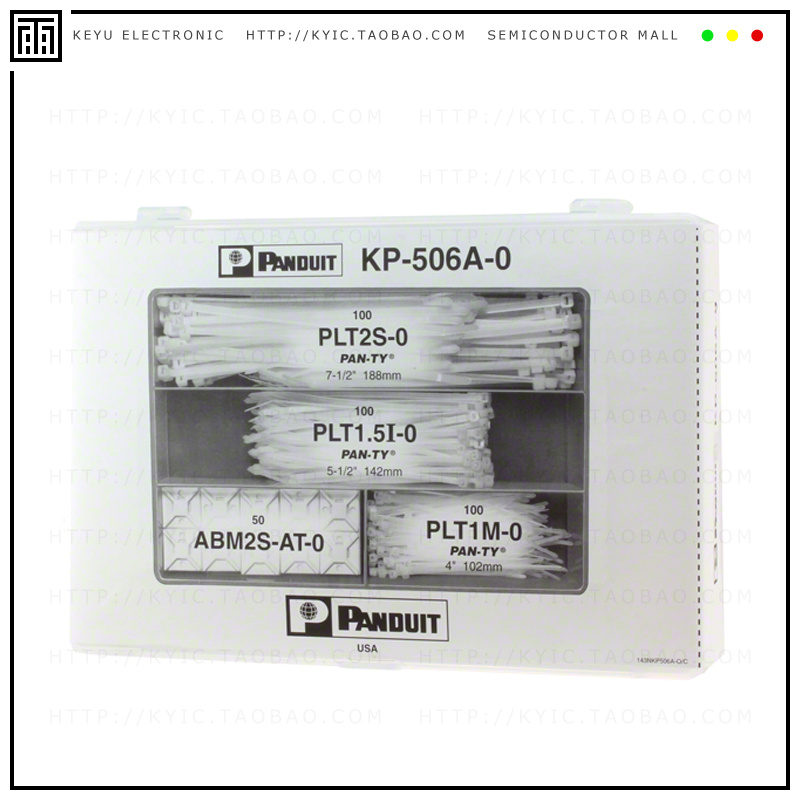 KP-506A-0【BOX CABLE TIE PLASTIC BLK】