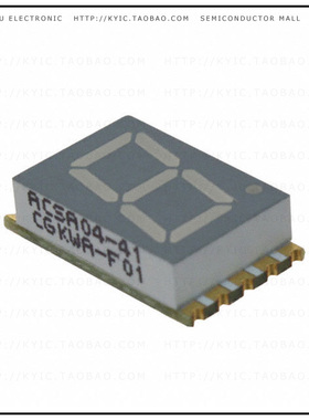 ACSA04-41CGKWA-F01【DISPLAY 0.4' SGL 574NM GRN SMD】