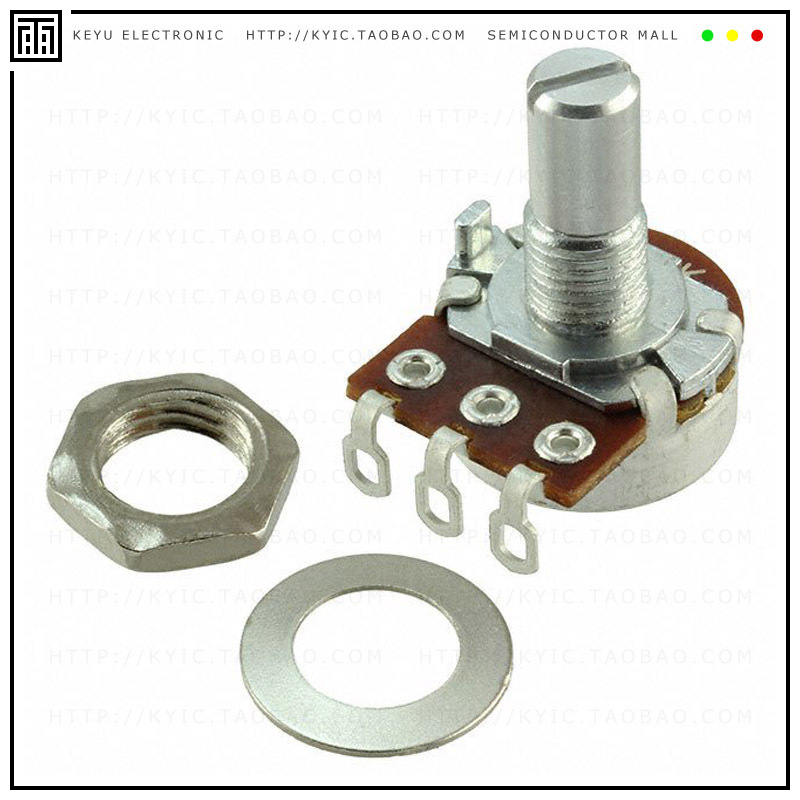 P160KNP-0EC15A25K【POT 25K OHM 1/10W PLASTIC LOG】
