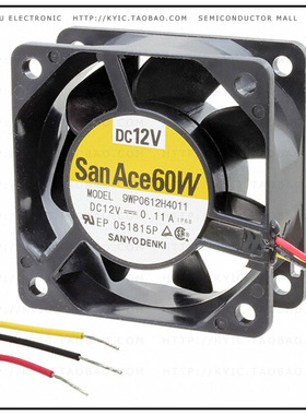 9WP0612H4011【FAN 60X25MM 12VDC IP68 RBLS TACH】