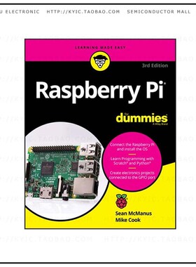 BK0109【RASPBERRY PI FOR DUMMIES 3RD ED】