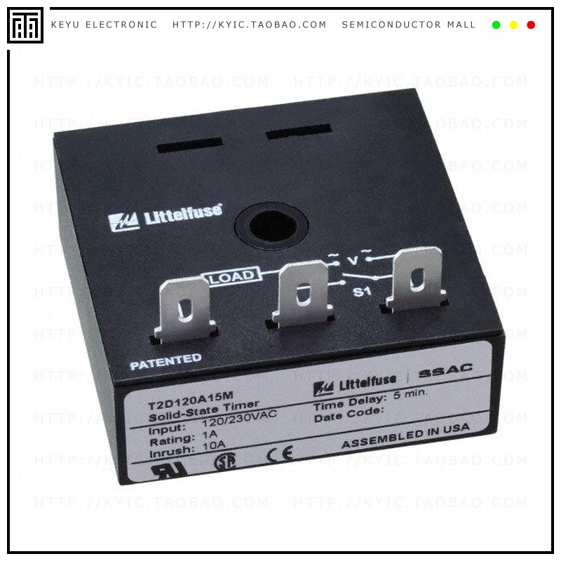 T2D120A15M【RELAY TIME DELAY 100MIN CHASSIS】