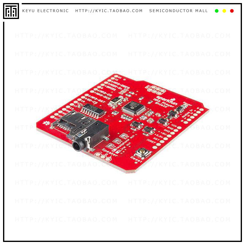 DEV-12660【SPARKFUN MP3 PLAYER SHIELD】
