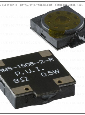 SMS-1508-2-R【SPEAKER 8OHM 300MW TOP PORT 87DB】