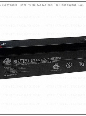 BP2.3-12-T1【BATTERY LEAD ACID 12V 2.3AH】