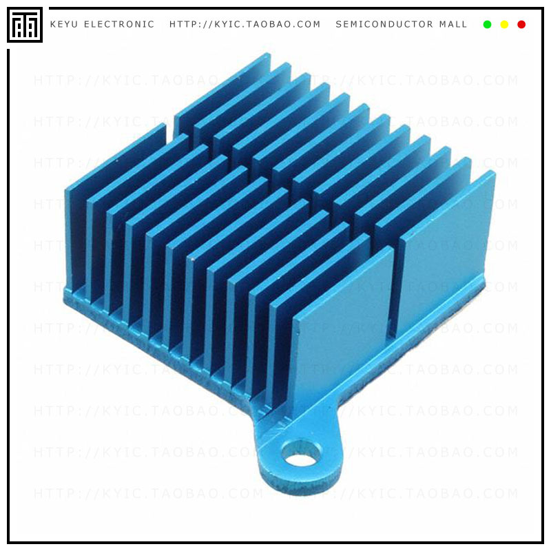 ATS-FPX030030015-80-C2-R0【HEATSINK 30X30X15MM R-TAB FP】