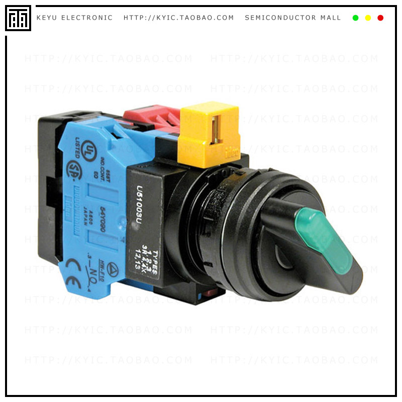 HW1F-2F10QD-G-120V【22MM SELECTOR SWITCH LIGHTED】
