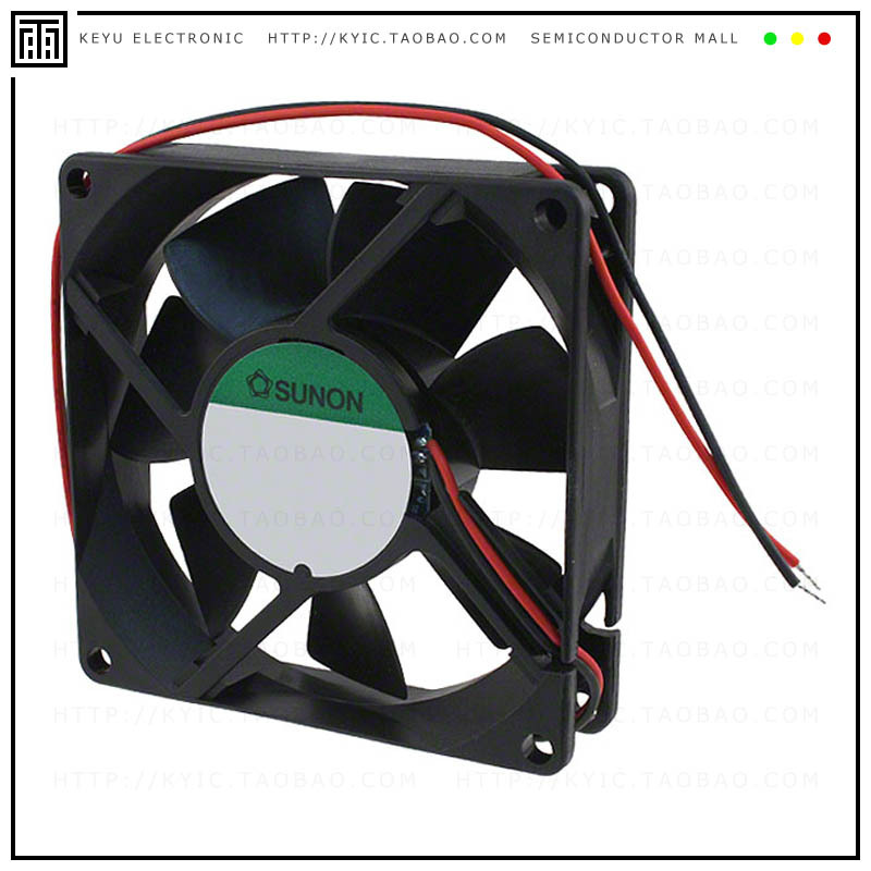 PMD1208PKB1-A.(2).GN【FAN AXIAL 80X20MM 12VDC WIRE】