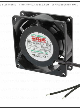 UF80B23-BWHR【FAN AXIAL 80X25MM 230VAC WIRE】