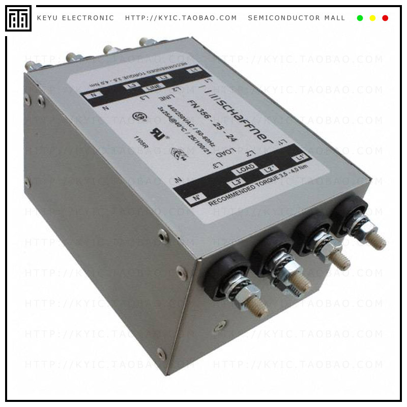 FN356-25-24【LINE FILTER 25A CHASSIS MOUNT】