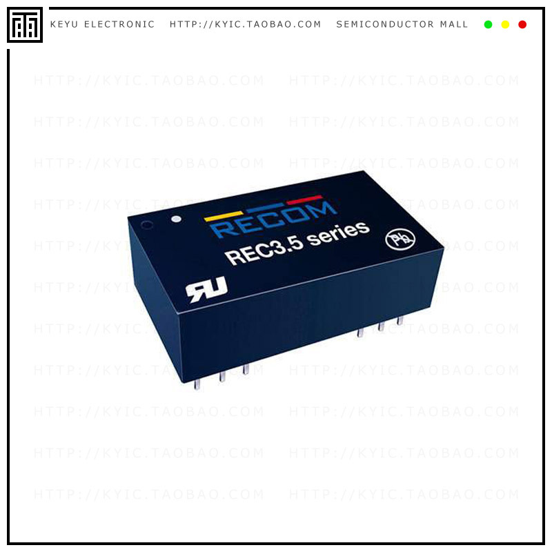 REC3.5-1212DRW/R10/A【DC DC CONVERTER +/-12V 3.5W】