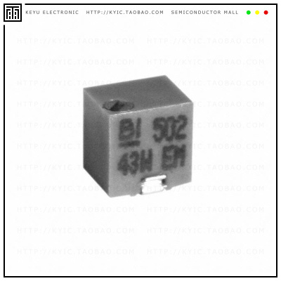 43WR50KLFTR【TRIMMER 50KOHM 0.125W J LEAD TOP】