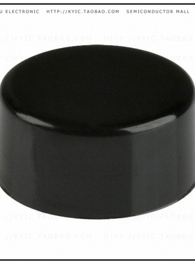 465802000【CAP PUSHBUTTON ROUND BLACK】