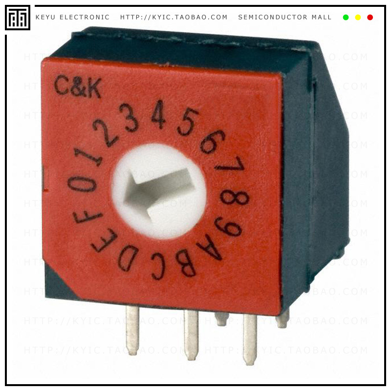 CRD16CM0AB【SW ROTARY DIP HEX COMP 0.4VA 20V】