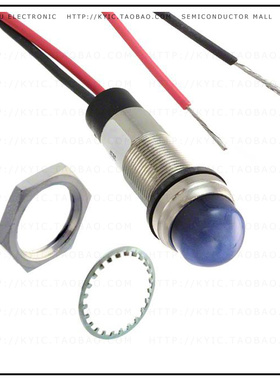 6563404303F【LED 1/2' DOME BLUE 24VDC LEAD】