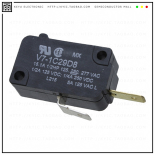 SNAP ACT 125V 1C29D8 15A SWITCH SPST