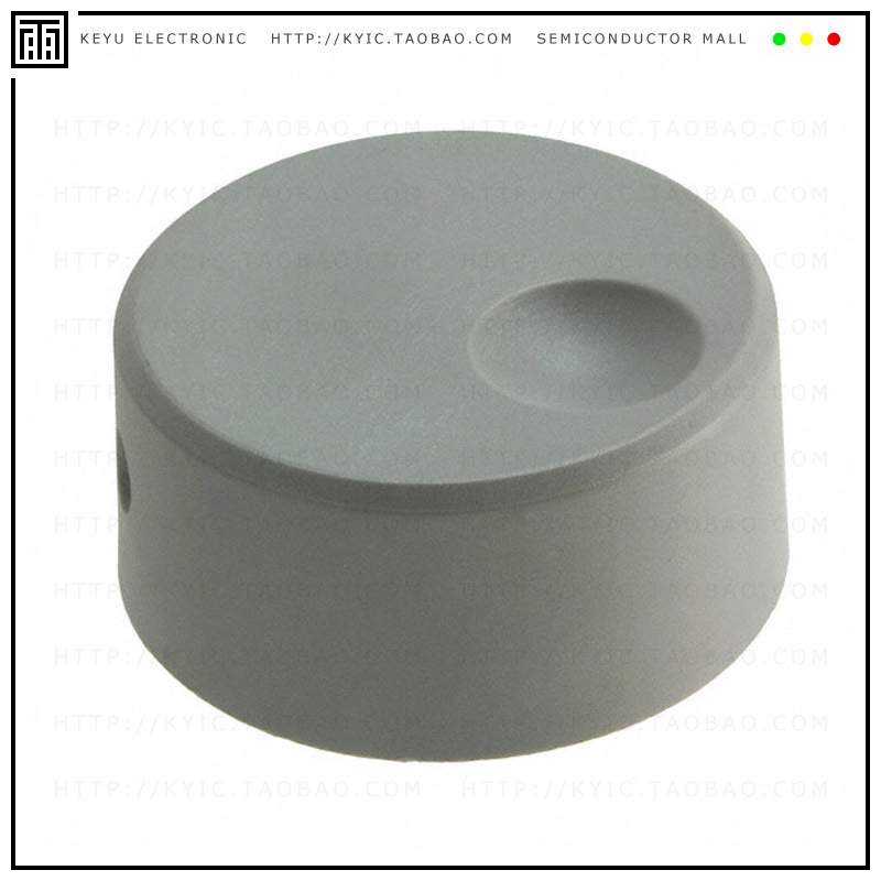 11K5013-KMNG【KNOB PLASTIC 1.3' DIA GRAY】