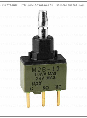 M2B15BA5G03【SWITCH PUSH SPDT 0.4VA 28V】