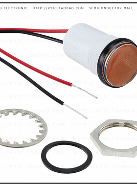 PML50YFVW【LED YELLOW ROUND PANEL MOUNT】