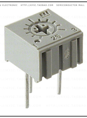25PR50KLF【TRIMMER 50K OHM 0.5W PC PIN TOP】