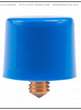 AT413G【CAP PUSHBUTTON ROUND BLUE】