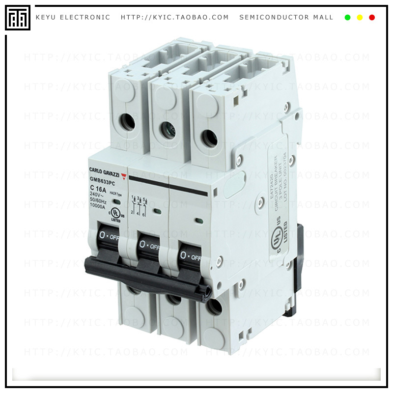 GMB63H3PC8【CIR BRKR THERM-MAG 8A 480/277V】