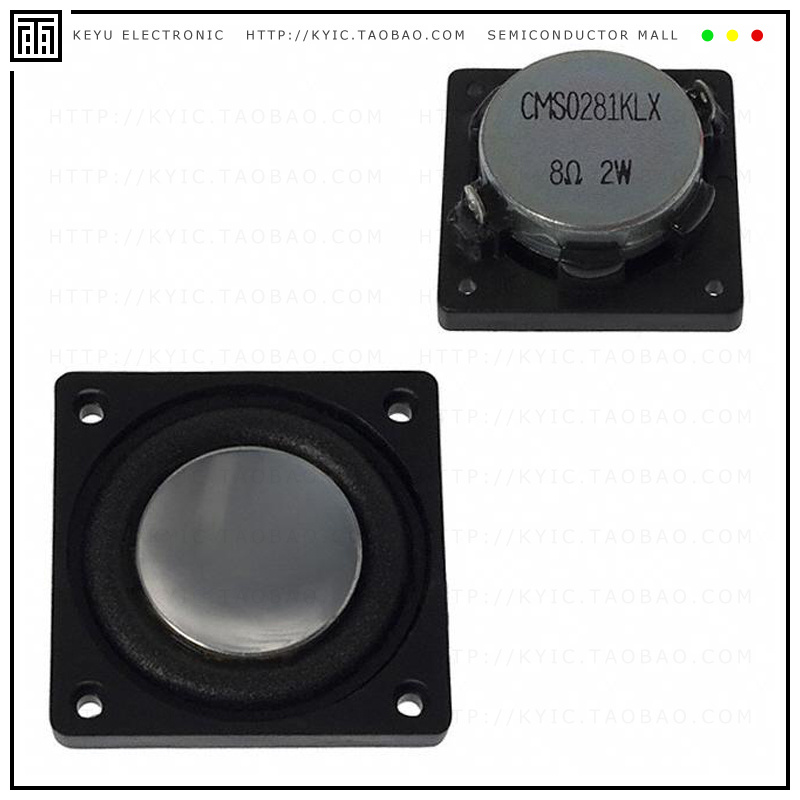 CMS0281KLX【SPEAKER 8OHM 2W TOP PORT 82DB】