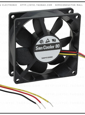 9A0824H4011【FAN 80X25MM 24VDC RBLS TACH】