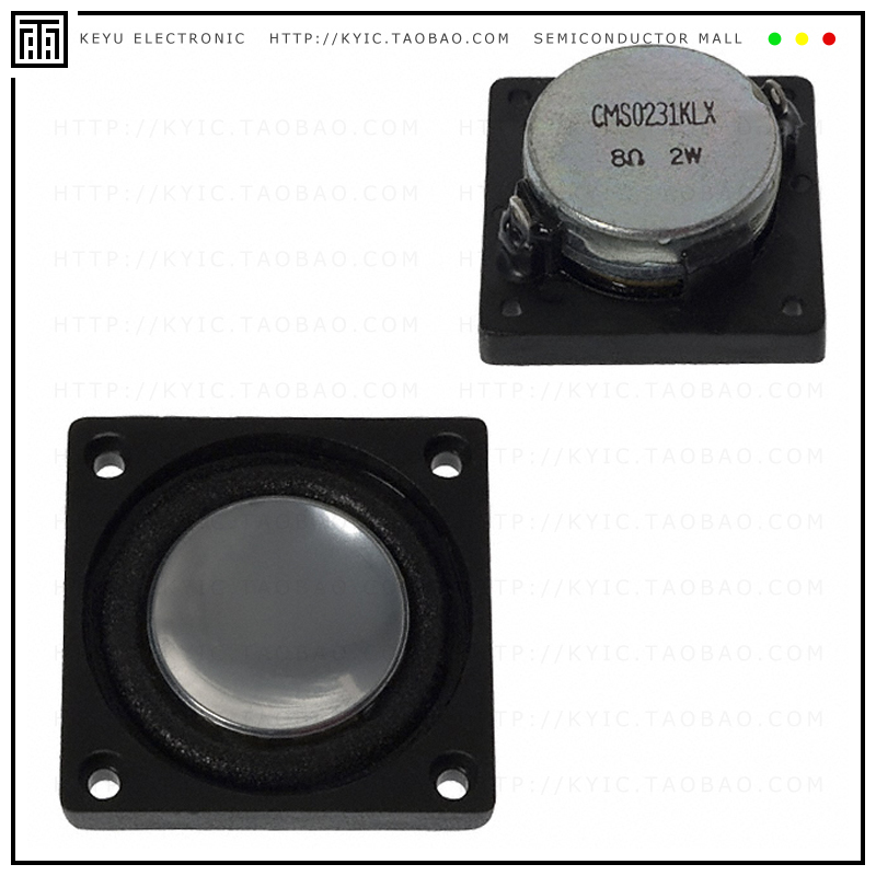 CMS0231KLX【SPEAKER 8OHM 2W TOP PORT 82DB】