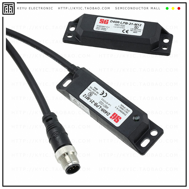 D40R-LPB-21-M12【SWITCH SAFETY SPST ELONG M12】