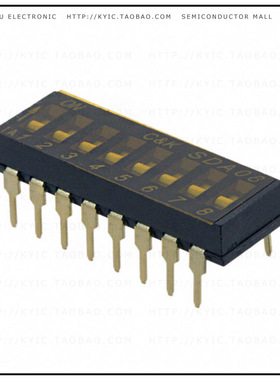 SDA08H0B【SWITCH SLIDE DIP SPST 25MA 24V】