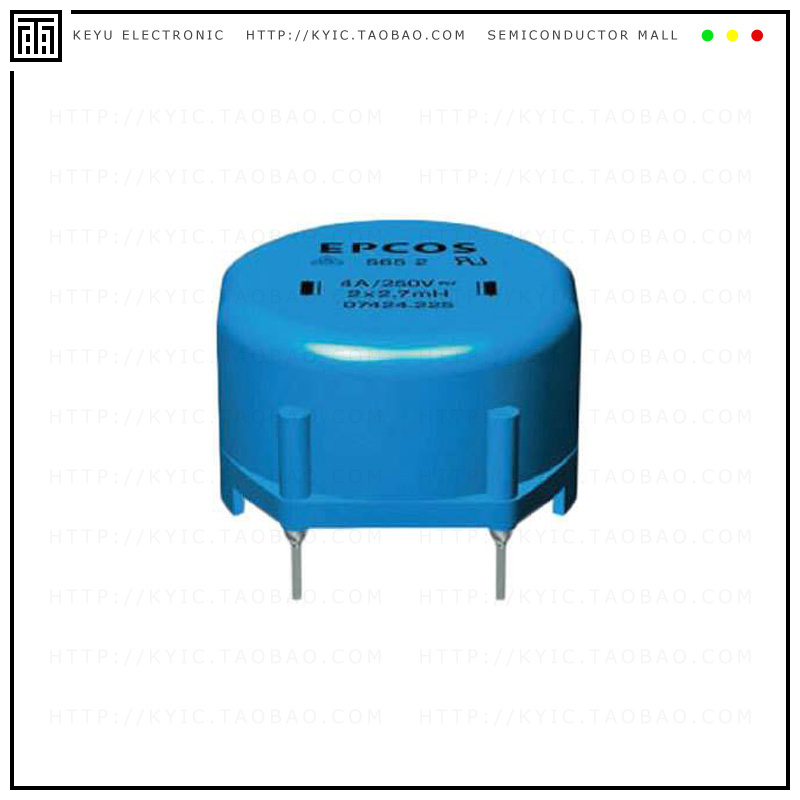 B82723A2602N001【COMMON MODE CHOKE 1MH 6A 2LN TH】