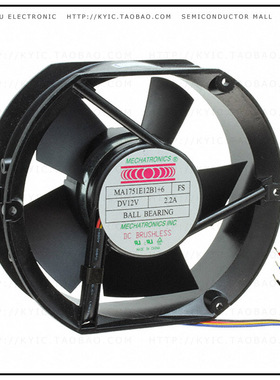 MA1751E12B1+6-FSR-EM【FAN AXIAL 172X50.8MM 12VDC WIRE】